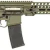 Patriot Ordnance Factory  P415 Edge 5.56x45mm NATO 30+1 16.50", OD Green Anodized Rec, Ambi Controls, 3-Port Muzzle Brake, 14.50" MRR M-LOK Handgaurd, Black MFT Minimalist Stock & Engage Grip