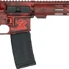 GLFA AR15 BATTLEWORN 223 WYLDE - 16" S/S BBL LIPSTICK RED